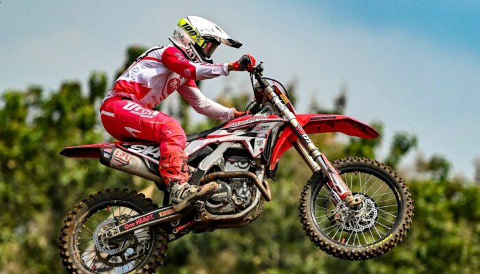 Double Podium, Arsenio dan CRF250R Melesat Kencang di Kejurnas Motocross Magelang