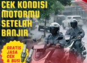 Astra Motor NTB Ajak Masyarakat Cek Kondisi Motor Setelah Banjir Gratis Cek & Ganti Busi di AHASS