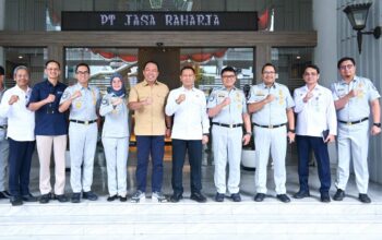 Sinergi Jasa Raharja, Ditjen Hubdar Kemenhub, dan Jasa Marga Hadirkan Inovasi untuk Keselamatan Transportasi Darat.