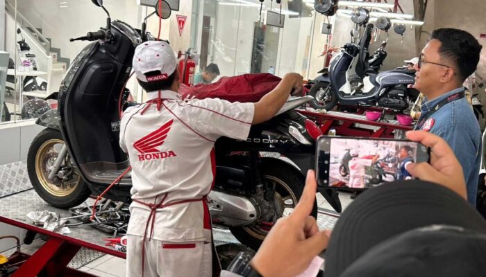 Paket Service Motor Hanya Rp100 Ribu di AHASS Astra Motor Sriwijaya