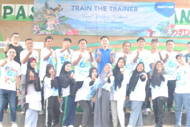 Para pengurus Desa Wisata Bilebante, di Kabupaten Lombok Tengah, NTB. (Dok BCA)