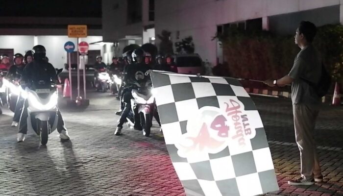 Komunitas Honda Asosiasi Lombok Gelar Touring Malam “Honda Community Nocturnity” Keliling Kota Mataram