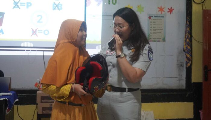 Tanamkan Kepatuhan Sejak Dini, Jasa Raharja NTB Adakan Sosialisasi Keselamatan Bagi Siswa Sekolah