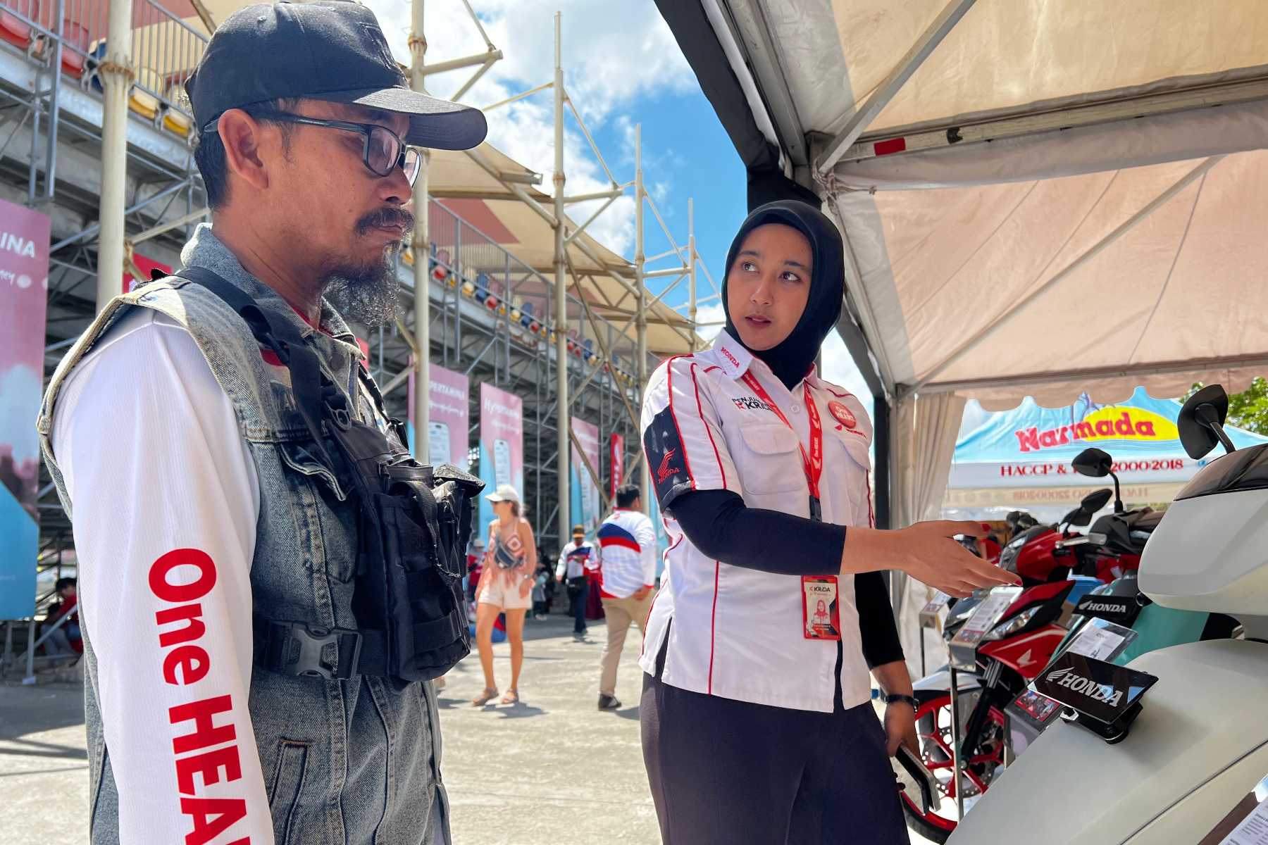 Booth Honda Meriahkan Ajang ARRC Mandalika 2025 dengan Program Spesial.