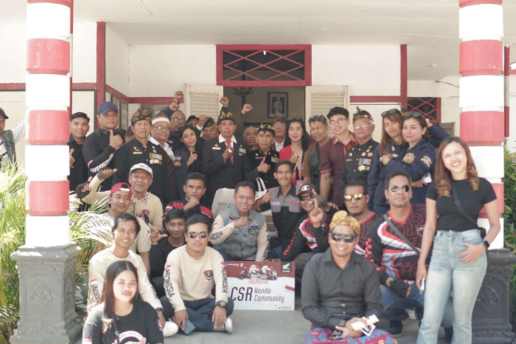 Solidaritas Honda Asosiasi Lombok Gelar Touring Kemerdekaan RI.