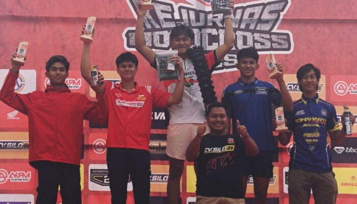 Crosser Astra Honda Kembali Melesat Bawa CRF Raih “Back To Back” Podium di Kejurnas Motocross