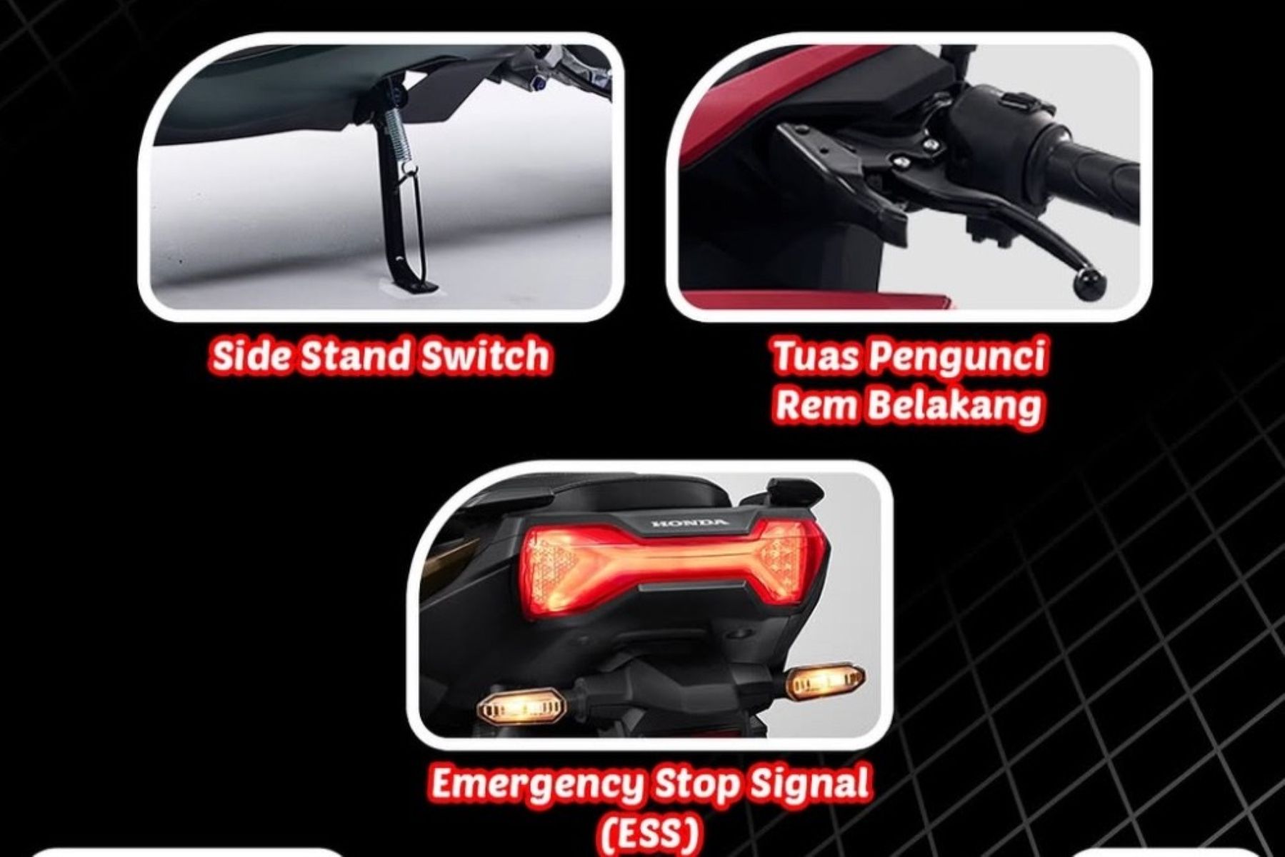 Tiga Fitur Kecil Tapi Krusial Buat #Cari_Aman di Jalan Bersama Honda.