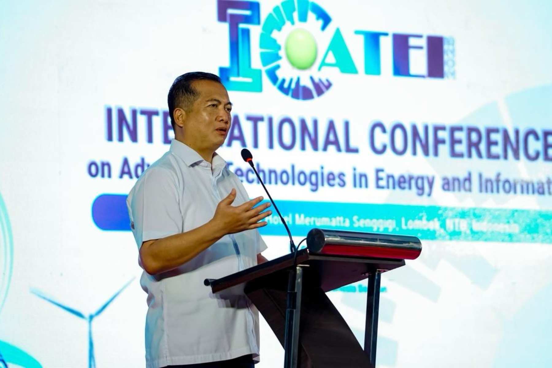 Gubernur NTB Buka ICATEI 2025, Bahas Masa Depan Energi Terbarukan di Indonesia Timur.