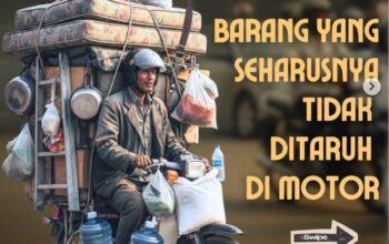 Penting! Barang yang Tidak Boleh Ditaruh di Sepeda Motor, Ini Tips Astra Motor NTB.