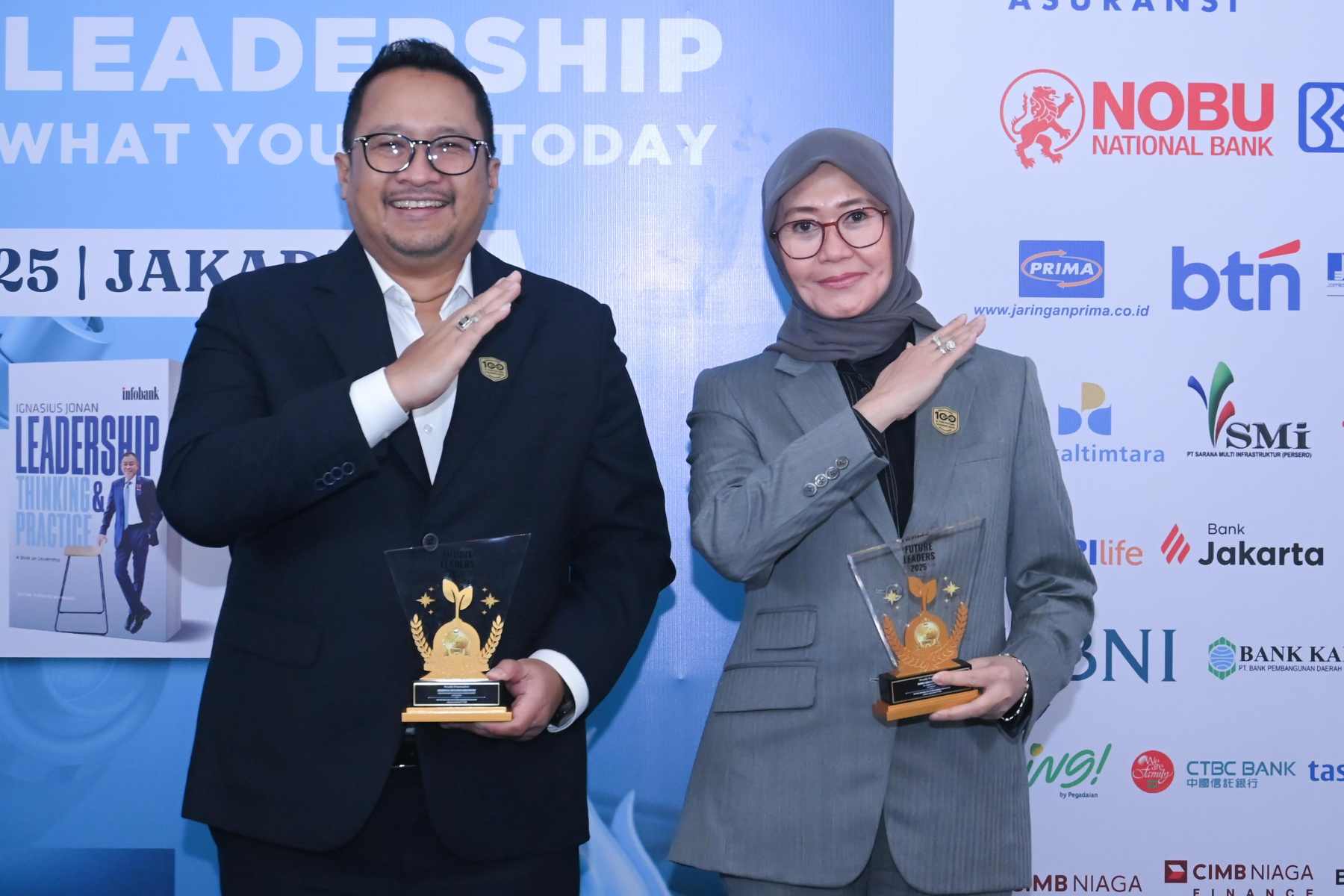 Dewi Aryani Suzana dan Harwan Muldidarmawan Terpilih sebagai The Next Future Leader 2025 oleh Infobank Media Group.
