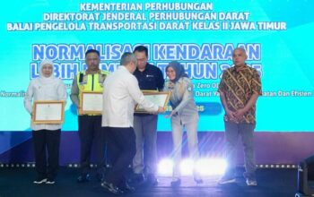 Dukung Target Zero ODOL 2027, Jasa Raharja Hadir pada Sosialisasi dan Normalisasi Kendaraan ODOL di Jawa Timur.