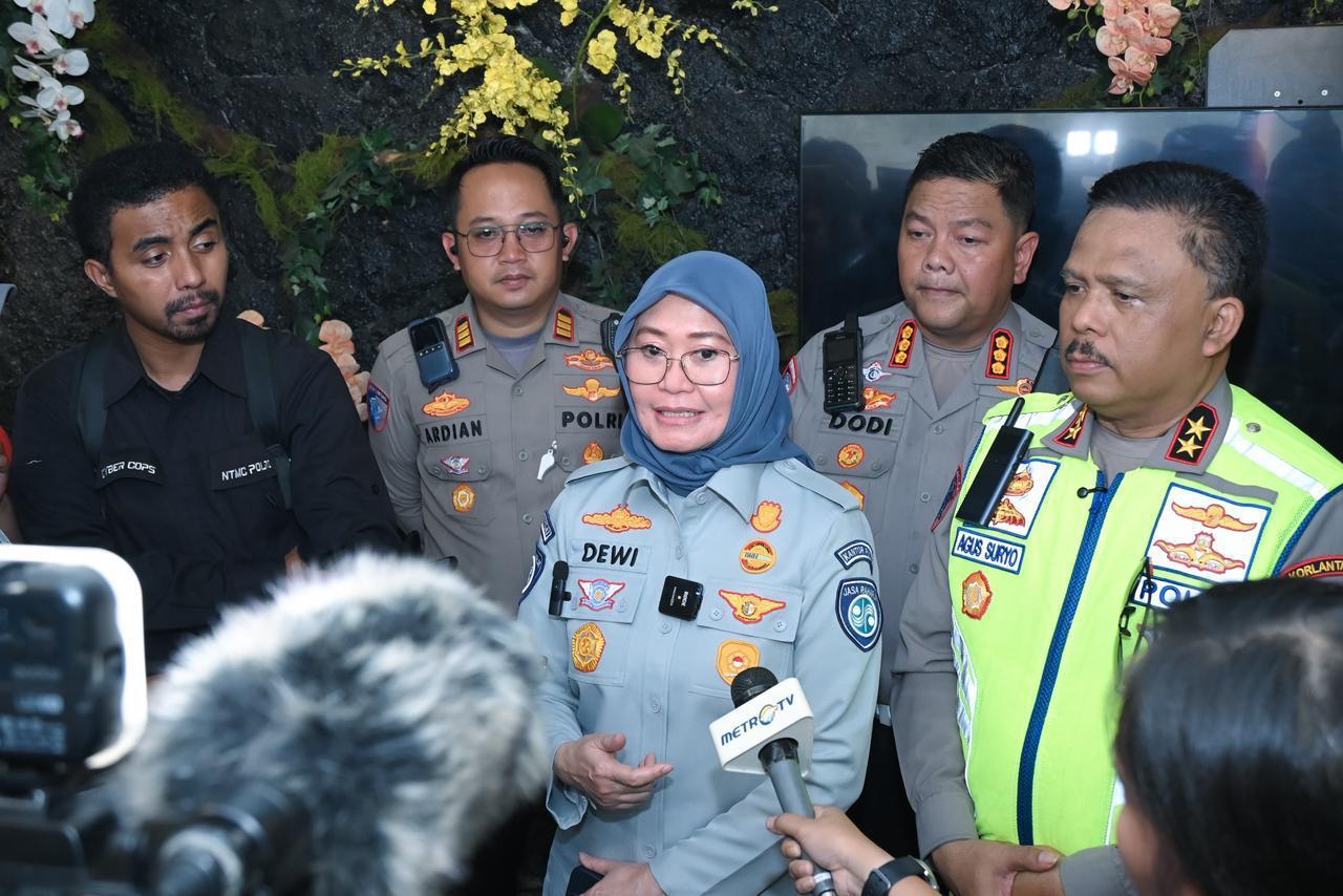 Jasa Raharja Bersama Korlantas Melaksanakan Survei Kesiapan Ops Lilin 2025 di Wilayah Jawa.