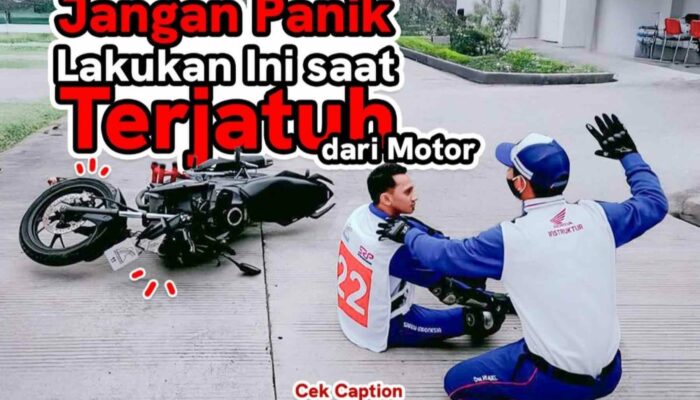 Astra Motor NTB Ingatkan Urutan Aman Saat Terjatuh dari Motor
