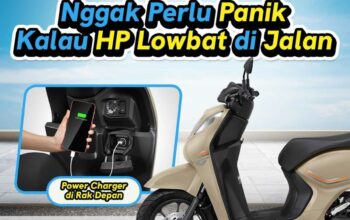 Charger HP Honda Genio, Fitur Wajib Anak Kalcer Biar Eksis.