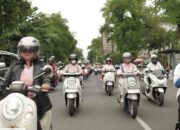 Aksi Manis "Ladies Honda" NTB, Semarakkan Touring Valentineday Berbalut Kepedulian untuk Panti Ibu Aminah Tembelok.