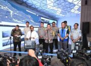 Jasa Raharja Perkuat Sinergi Pengamanan Arus Balik Idul Fitri 2026 Lewat Pemantauan Bersama di Jasamarga Tollroad Command Center.