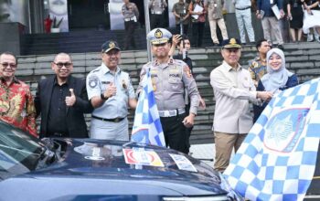 Jasa Raharja Hadir dalam Pelepasan Ekspedisi Elshinta Mudik Lebaran 2026, Perkuat Kolaborasi Keselamatan Transportasi Nasional.
