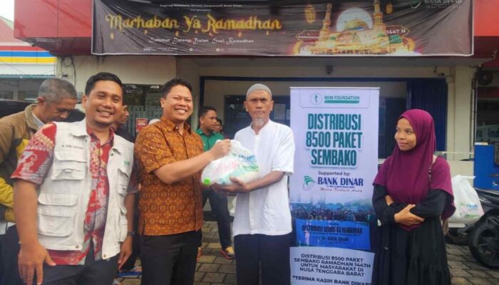 Ramadhan 1447 H, Bank Dinar Salurkan 9.000 Paket Sembako di NTB