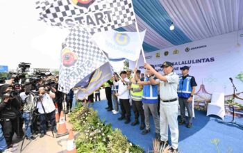 Dukung Kelancaran Mudik 2026, Jasa Raharja Hadir di Flag Off One Way Nasional.