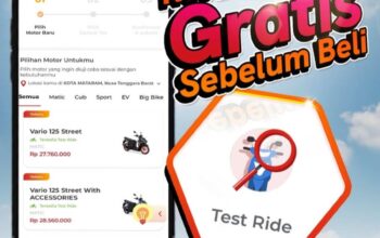 Rasain Sendiri Gratis Sebelum Beli, Honda Hadirkan Fitur Test Ride di Aplikasi Motorku X.