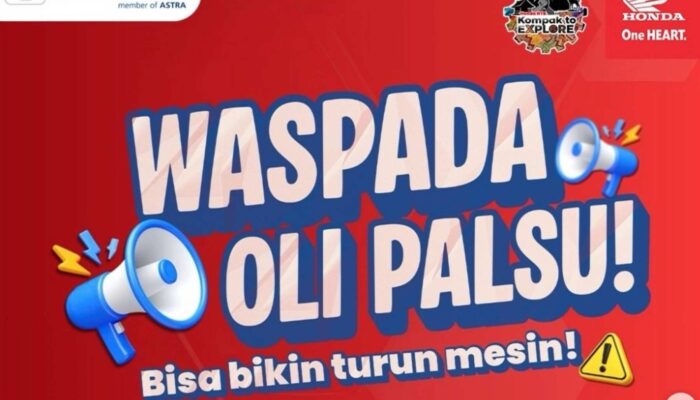 Astra Motor NTB Edukasi Bahaya Penggunaan Oli Palsu pada Sepeda Motor