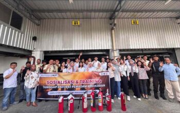 Astra Motor NTB Bekali Pegawainya Skill Menghadapi Bahaya Kebakaran.