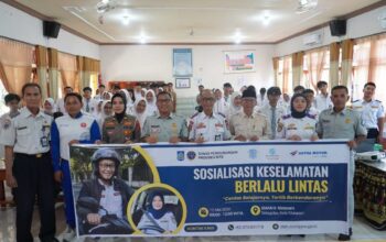 Tekan Angka Kecelakaan Pelajar, Jasa Raharja Bersama Stakeholder Gelar Sosialisasi Keselamatan di SMA 6 Mataram.