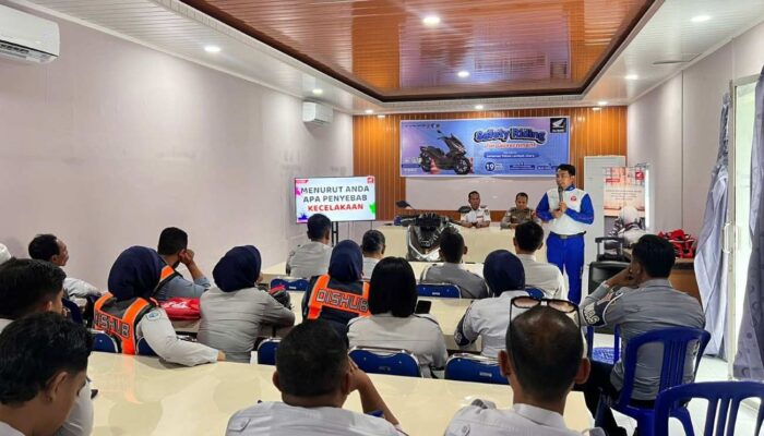Sinergi Dishub, Polisi, dan Astra Motor NTB, Edukasi Safety Riding Tekan Risiko Kecelakaan di Lombok Utara