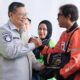 Dukung Kegiatan Polantas Menyapa: Jasa Raharja Bekali Komunitas Ojol dengan Edukasi Keselamatan dan PPGD