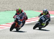 Ramadhipa Raih Podium Perdana di Moto3 Junior Barcelona.