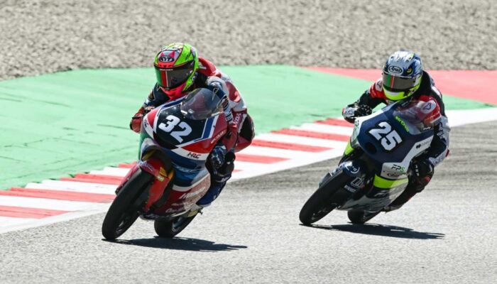 Ramadhipa Raih Podium Perdana di Moto3 Junior Barcelona
