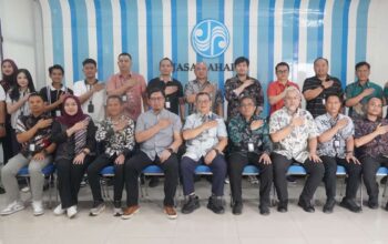 Tingkatkan Kualitas Pelayanan dan Pendapatan, Direktur Operasional Jasa Raharja Berikan Pembinaan di Lampung dan Tinjau Samsat Rajabasa.