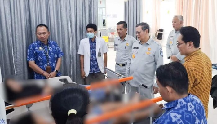 Pastikan Jaminan Perawatan Berjalan Baik, Direksi Jasa Raharja Tinjau Korban KMP Putri Yasmin di Rumah Sakit