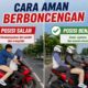 Berboncengan Aman Dimulai dari Posisi Duduk yang Benar.
