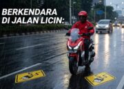 Jangan Berkendara Hanya Mengikuti Lampu Kendaraan di Depan, Tetap Fokus Membaca Kondisi Jalan.