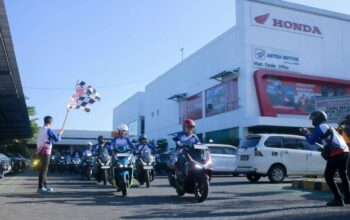 Astra Motor NTB Rayakan Hari Pelanggan Nasional 2026 Bersama Konsumen Melalui Touring Satu Hati.