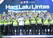 Jasa Raharja Apresiasi Polda hingga Polres melalui IRSMS Award di Syukuran Hari Lalu Lintas Bhayangkara ke-71.