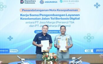 Perkuat Kolaborasi, Jasa Marga dan Jasa Raharja Hadirkan Layanan Keselamatan Jalan Tol Berbasis Digital.