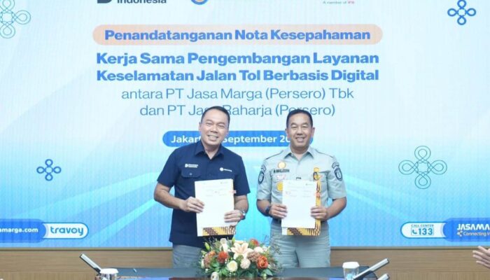 Perkuat Kolaborasi, Jasa Marga dan Jasa Raharja Hadirkan Layanan Keselamatan Jalan Tol Berbasis Digital