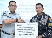 Satu ABK Korban Meninggal Dunia KM Virgo Kembali Teridentifikasi, Jasa Raharja Serahkan Santunan kepada Keluarga Korban.