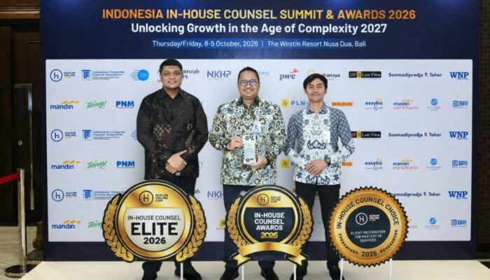 Jasa Raharja Konsisten Tingkatkan Tata Kelola dan Kualitas Pelayanan, Direktur Kepatuhan dan Manajemen Risiko Terima Rekognisi In-House Counsel Elite 2026