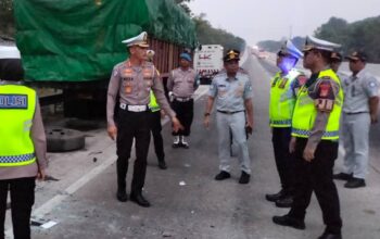 Jasa Raharja Gerak Cepat Berikan Pelayanan kepada Korban Kecelakaan Minibus di Tol Terpeka Tulang Bawang Barat.