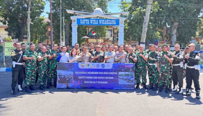 Edukasi Keselamatan Berkendara, Astra Motor NTB Bersama Jasa Raharja, Denpom dan Ditlantas Polda NTB Tingkatkan Kesadaran Anggota
