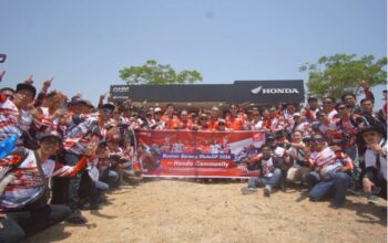 Satu Hati Dukung Pembalap Honda, Komunitas HALO Bawa Semangat ke Sirkuit Mandalika.