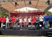 Pebalap Honda Bangun Kedekatan Bersama Konsumen dan Komunitas Lombok.