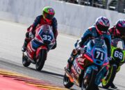 Melesat di Aragon, Ramadhipa Jaga Peluang Tembus Tiga Besar Moto3 Junior.