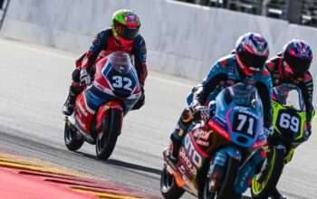 Melesat di Aragon, Ramadhipa Jaga Peluang Tembus Tiga Besar Moto3 Junior.