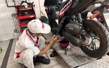 Hadapi Musim Kemarau, Honda Ingatkan Konsumen Pentingnya Perawatan Motor Secara Berkala.