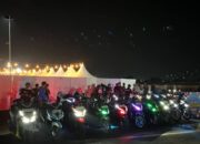 Honda Vario Evo Night Ride Meriahkan Malam di Kota Mataram, Libatkan 150 Peserta